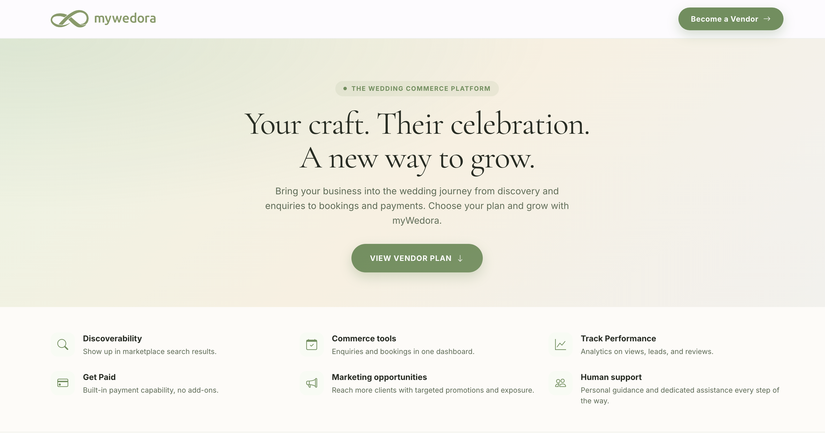Landing page